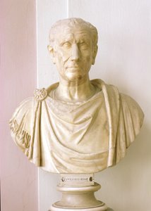 Julius Caesarin (100-44 eKr.) rintakuva (marmori)